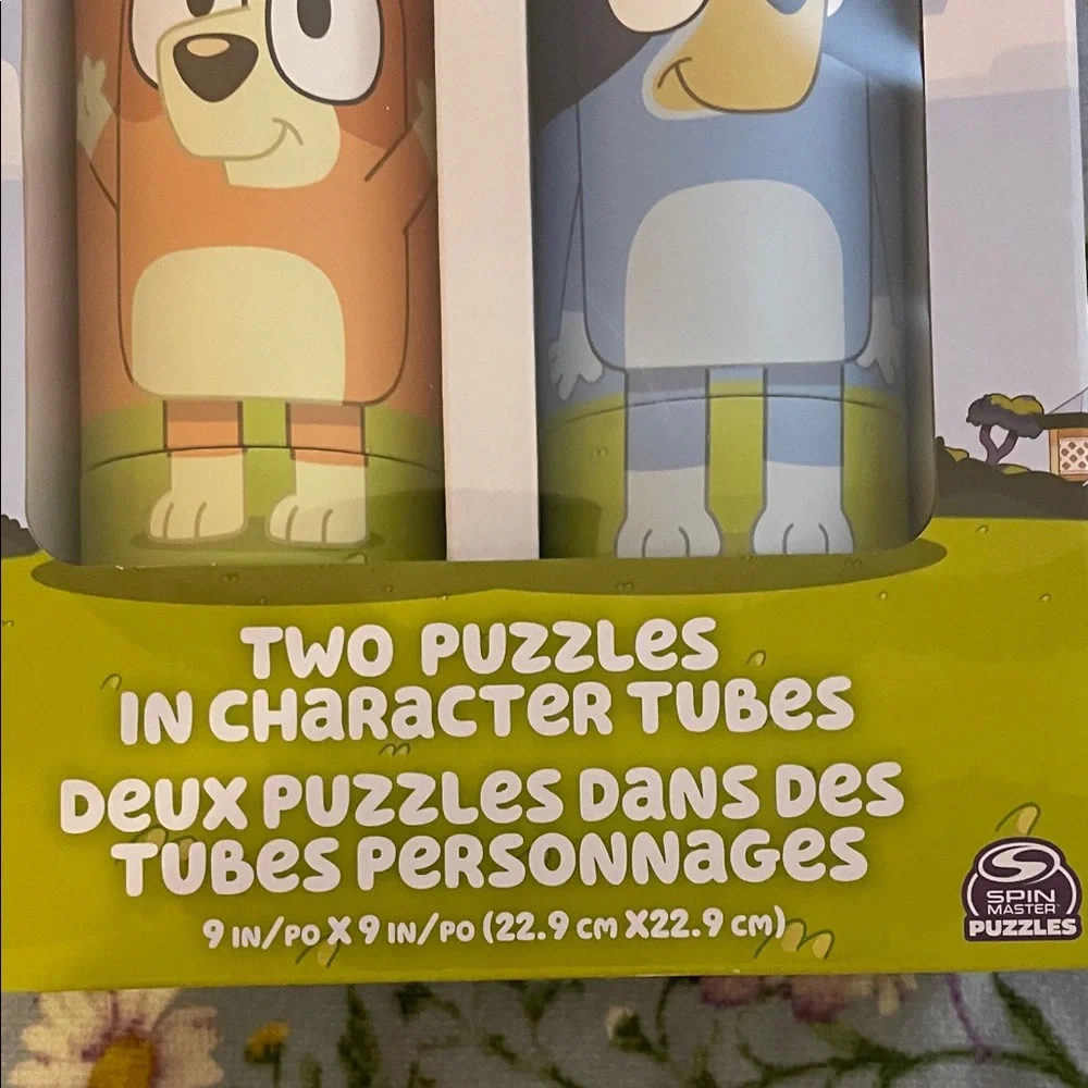 NWT Bluey Two Puzzle Pack Bluey and Bingo